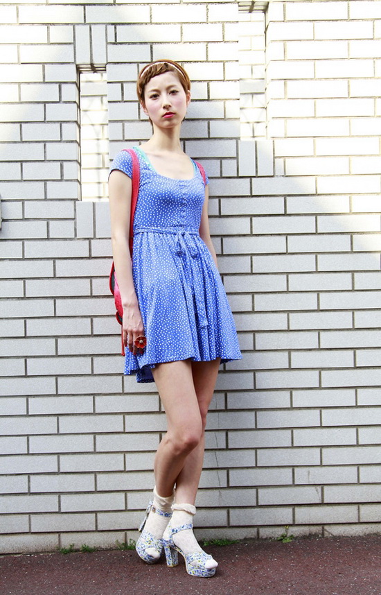 八月日本街拍 MM最爱裙装