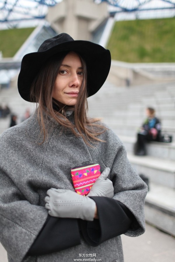 2013巴黎时装周时尚达人街拍