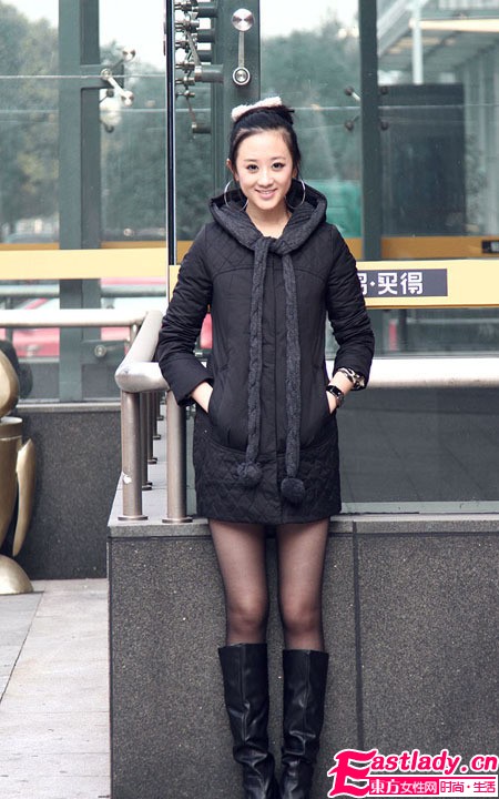 冬天 零负担  保暖修身大衣展现时尚摩登
