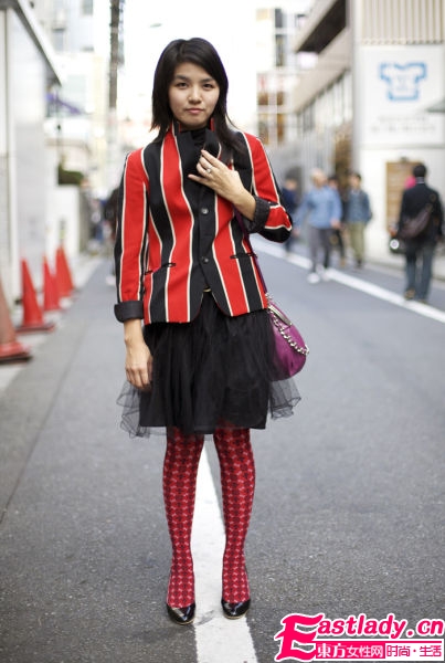 东京街头街拍 当下最潮复古元素
