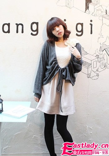 韩式搭配示范打造街头休闲风