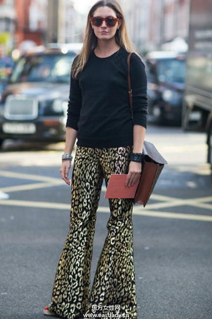 跟贝嫂维多利亚学穿喇叭裤