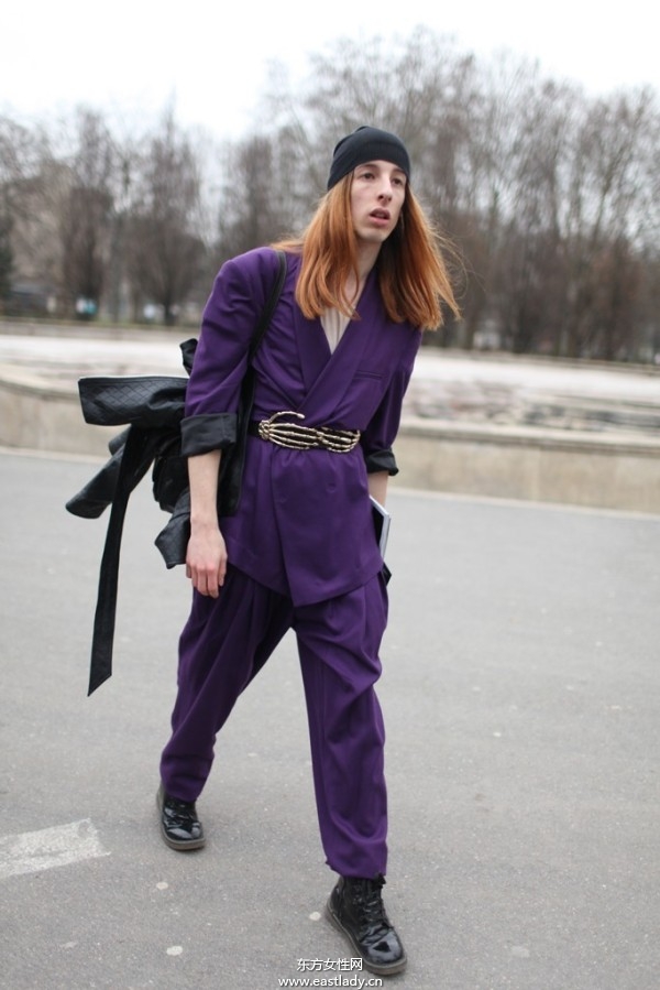 2013巴黎时装周时尚达人街拍