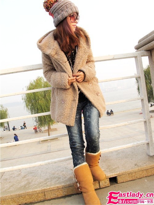 毛线帽搭配日记 混搭秋冬好心情