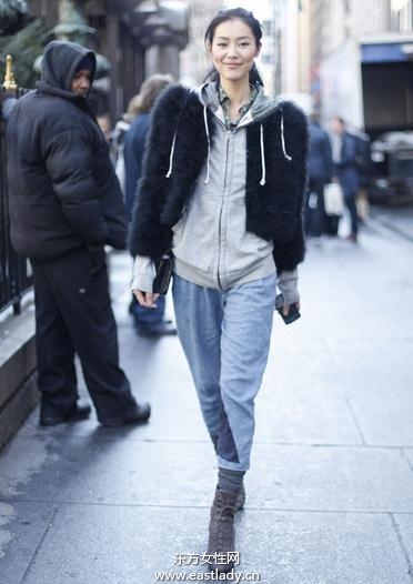 中国潮MM街头街拍演绎青春活力