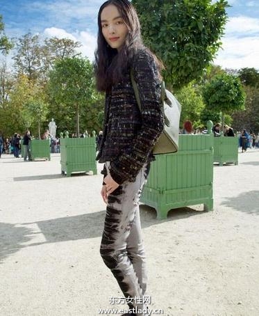 中国潮MM街头街拍演绎青春活力