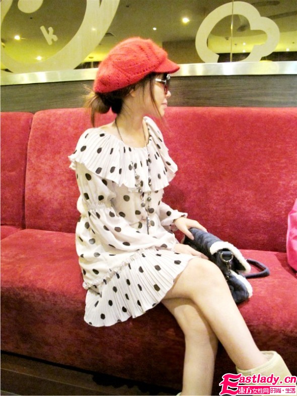 毛线帽搭配日记 混搭秋冬好心情