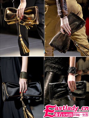 大包袋已经OUT 时髦小手袋风靡时装周