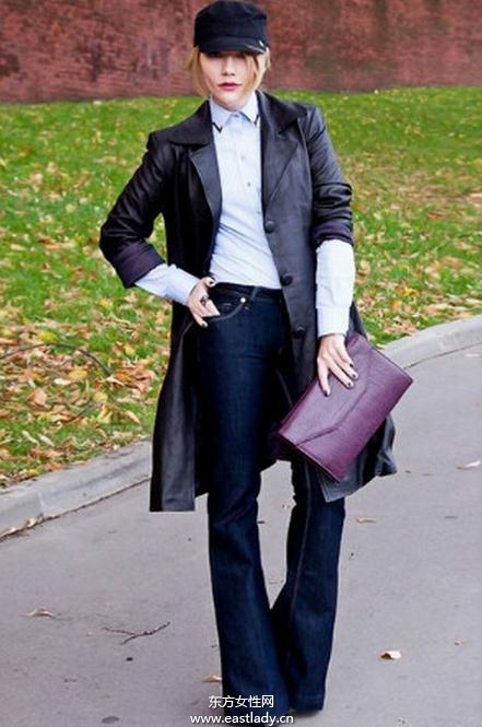 跟贝嫂维多利亚学穿喇叭裤