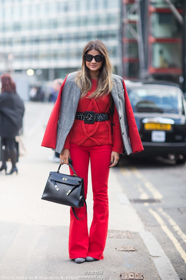 二月下旬欧美街头看时尚达人如何穿衣搭配