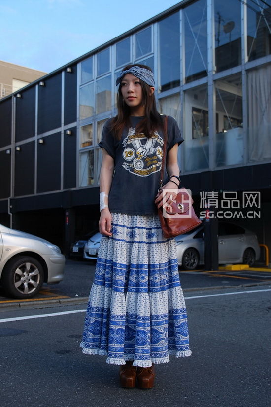 8月日本街拍 裙装最显眼