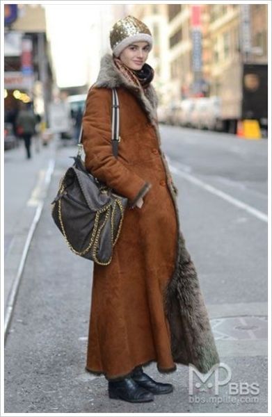 时装周纽约街头的精彩街拍