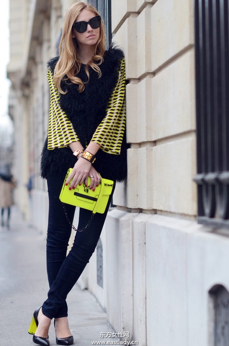 欧美潮人们今春潮搭有爱又养眼