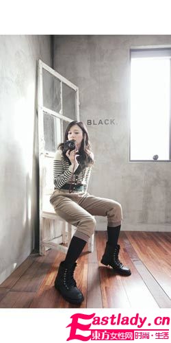 秋冬劲吹复古风 出街萝卜裤正当红