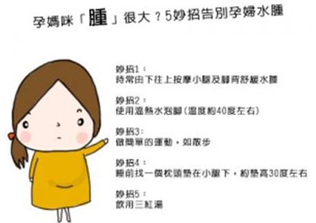 5妙招改善孕妇水肿