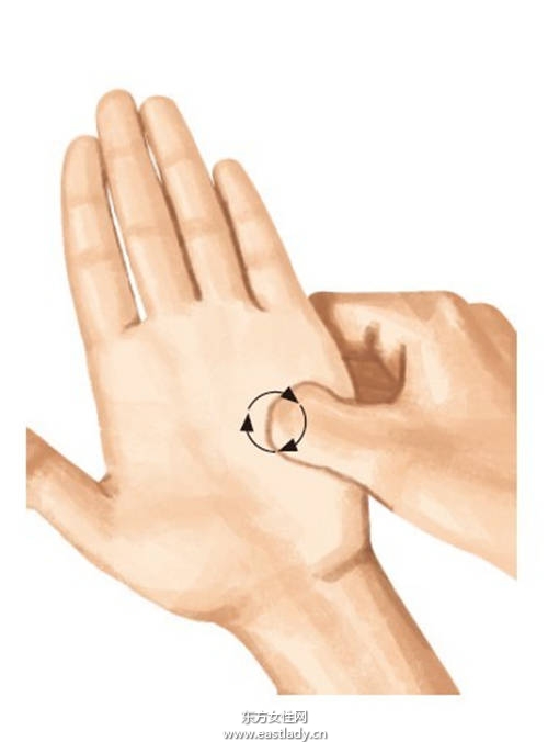 简单7步骤自我按摩 有助改善不孕症