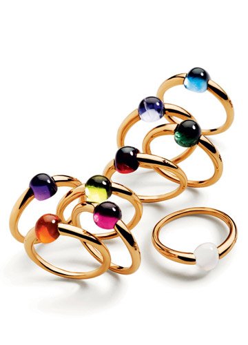 光鲜亮丽的时尚珠宝 女人的最爱