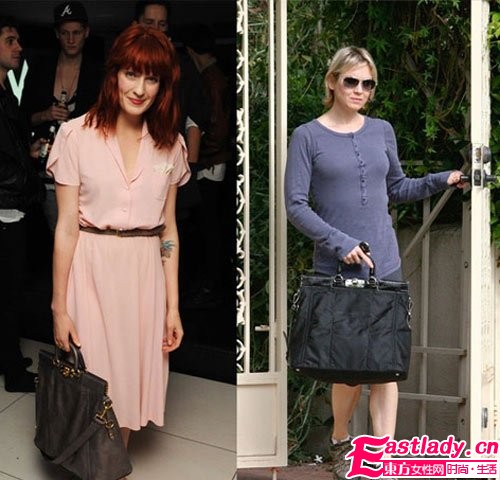 从青春偶像到成熟女星 大牌都爱低调手袋